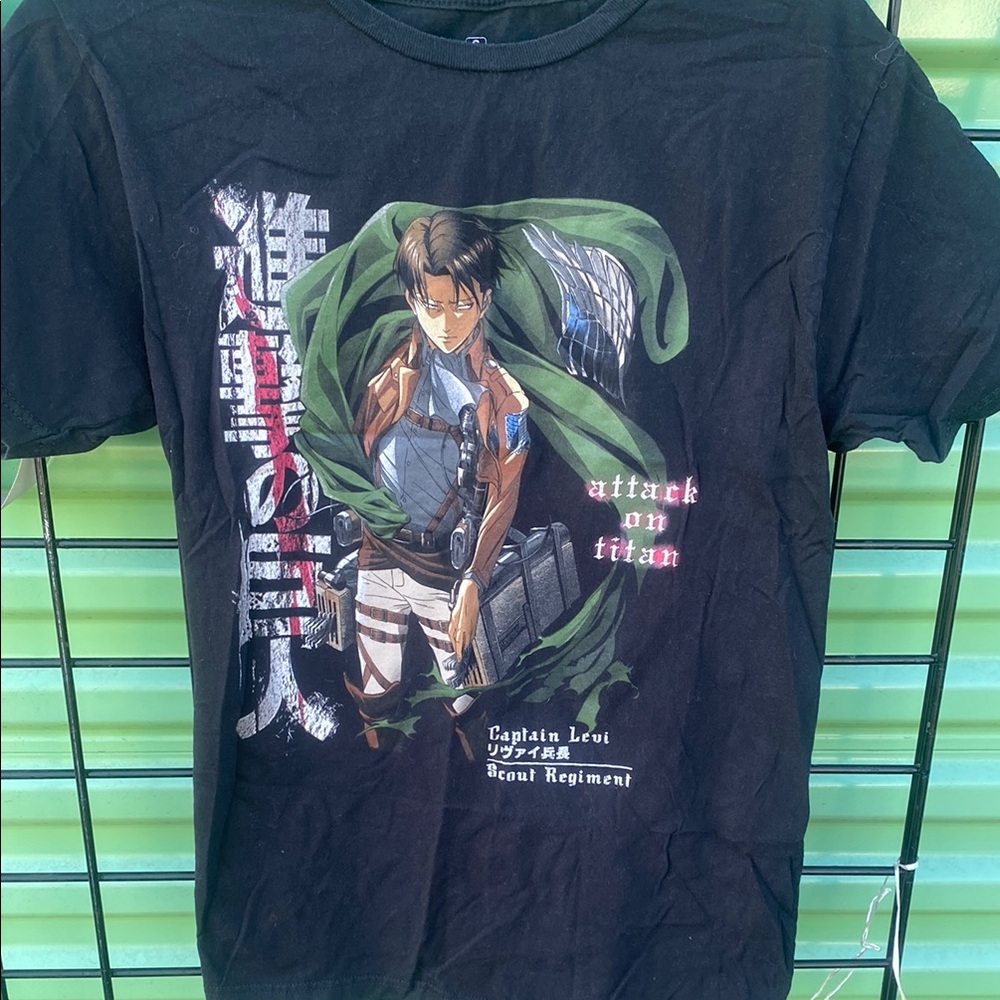 Attack on Titan Black Graphic T-Shirt